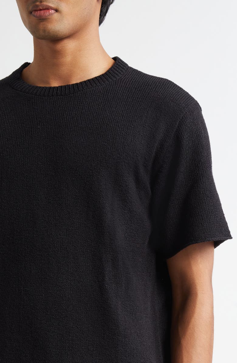 The Elder Statesman Nora Lite Short Sleeve T-Shirt, Alternate, color, Black