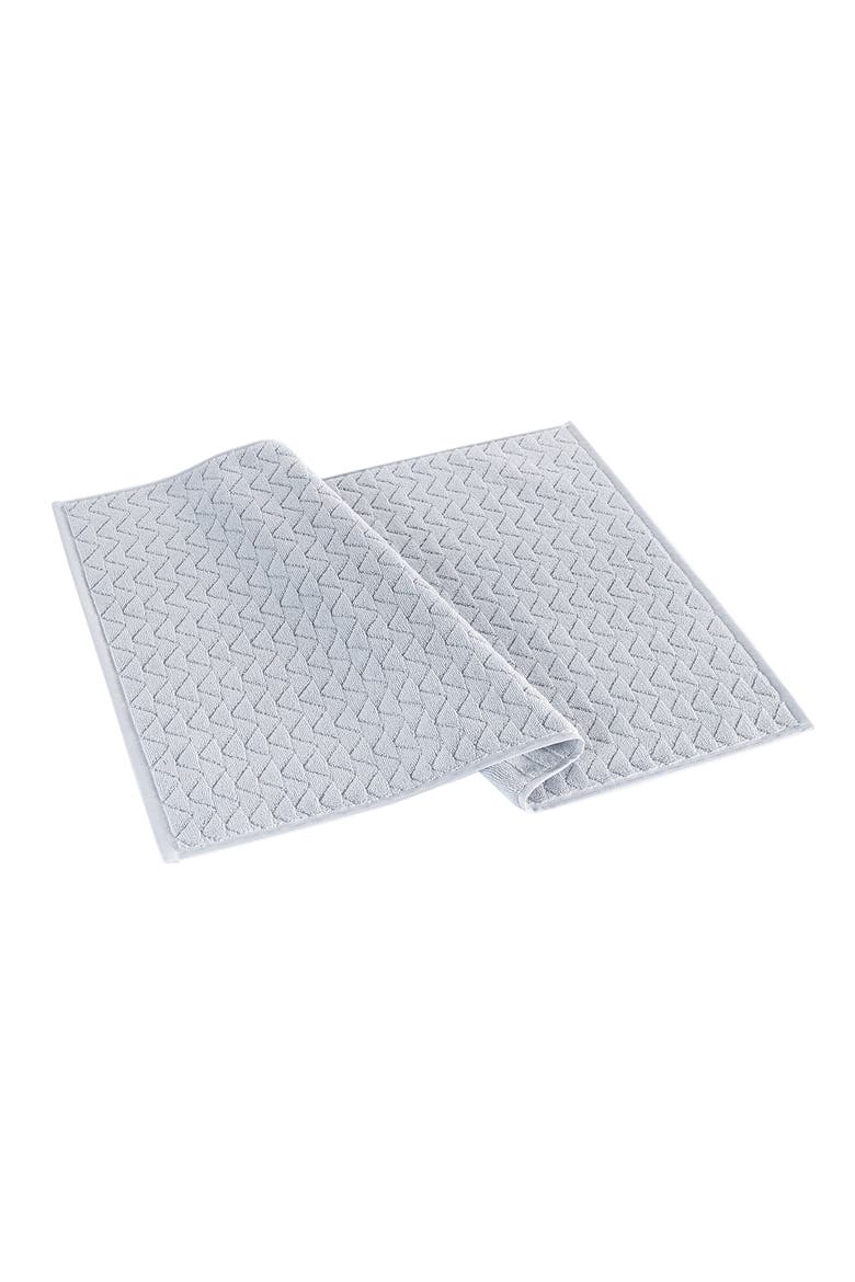 Herringbone Bath Mat, Main, color, SILVER