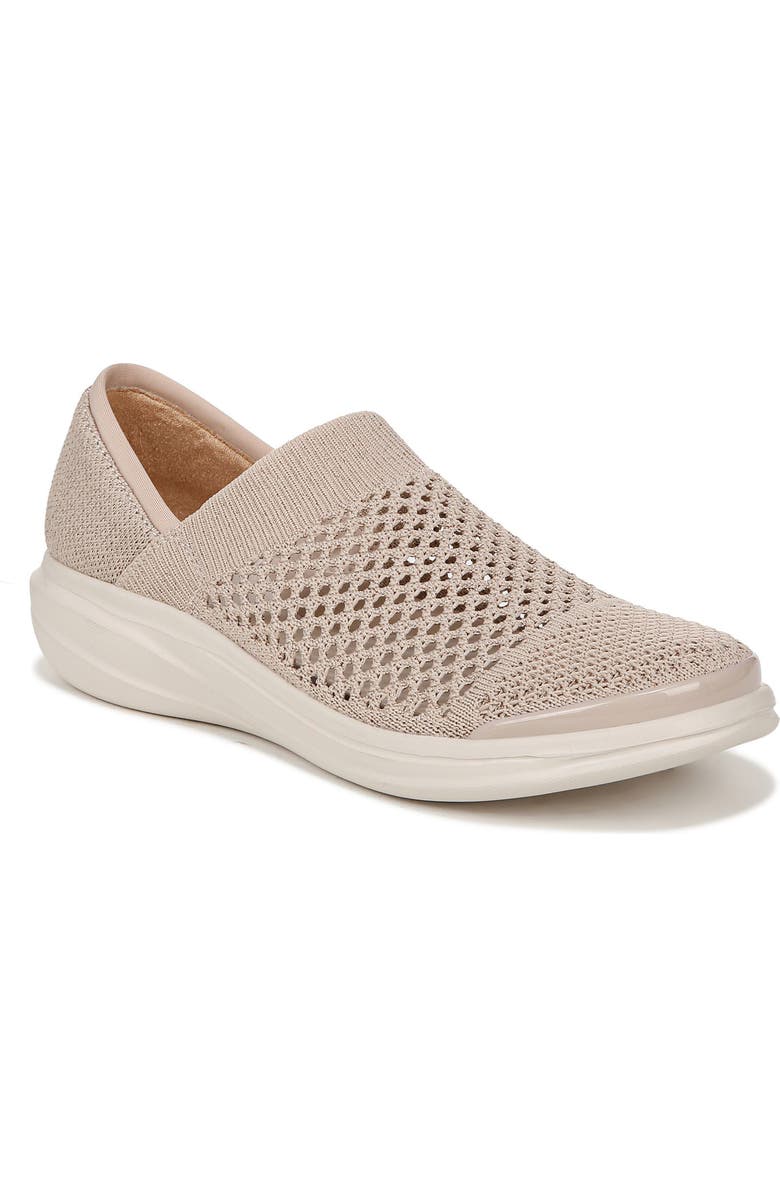 LifeStride Charlie Knit Slip-On Shoe, Main, color, Barely Beige Knit