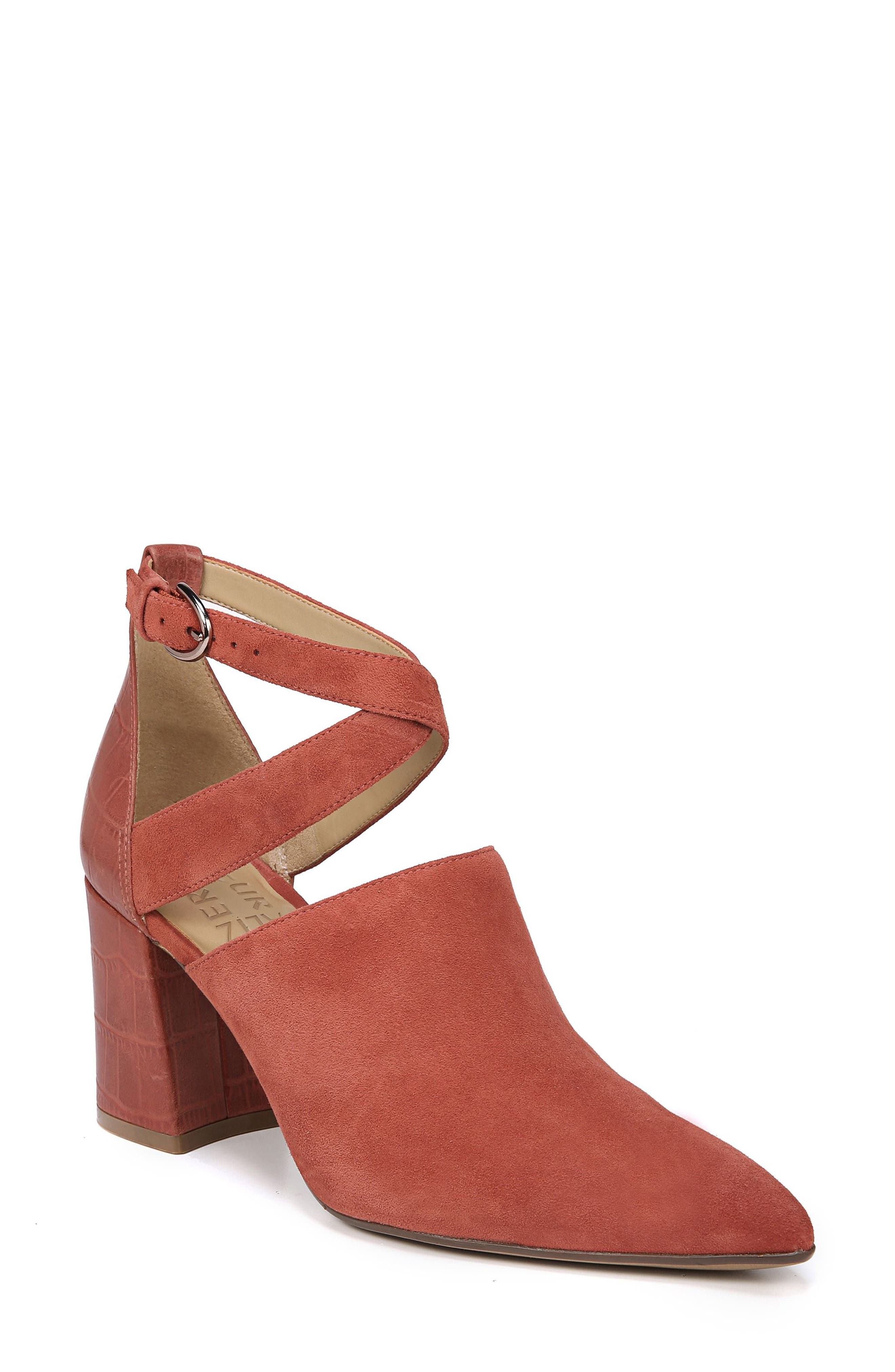 Holland Cross Strap Pump, Main, color, DESERT CLAY SUEDE