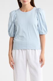 Madewell Puff Sleeve Cotton T-Shirt