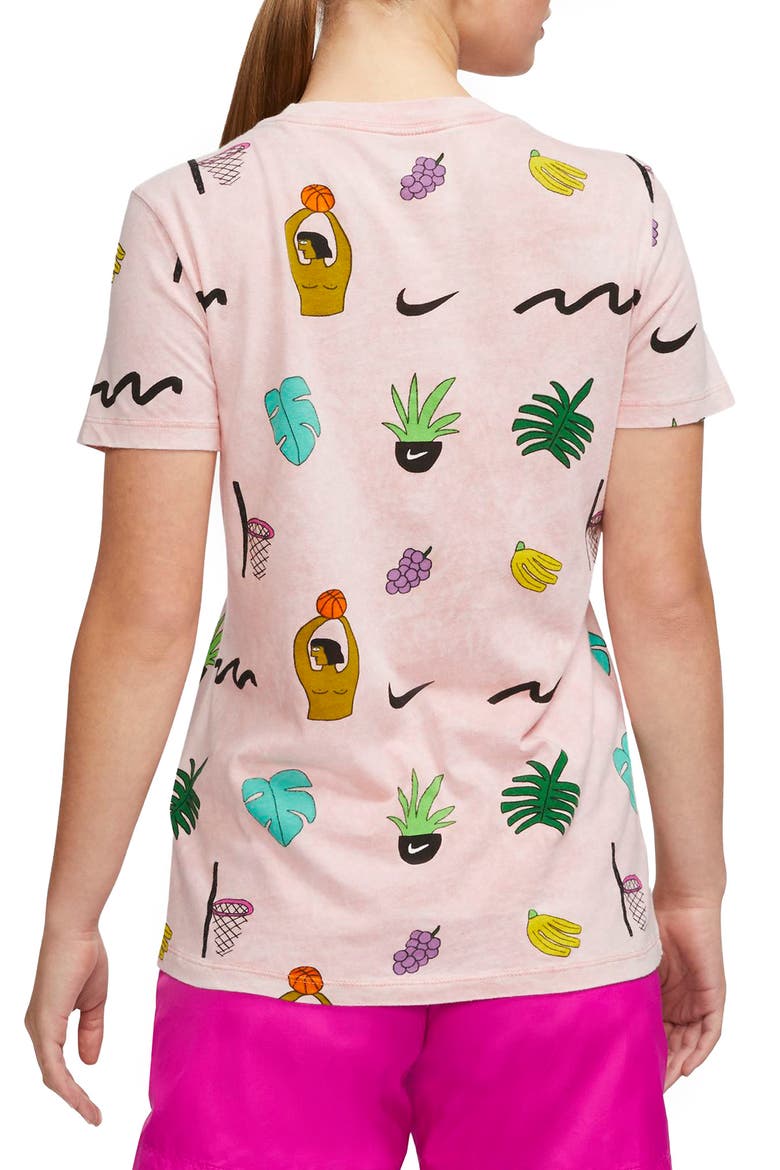 Sportswear Artist Graphic Tee, Alternate, color, PINK QUARTZ