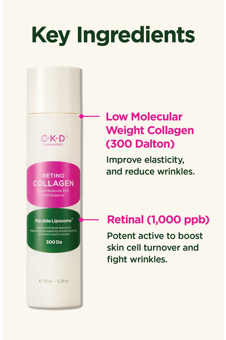 Retino Collagen Small Molecule 300 First Essence, Alternate, color, NO COLOR