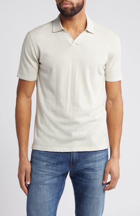 Robert Barakett - Duval Open Collar Polo - Navy - SS25 main image 1