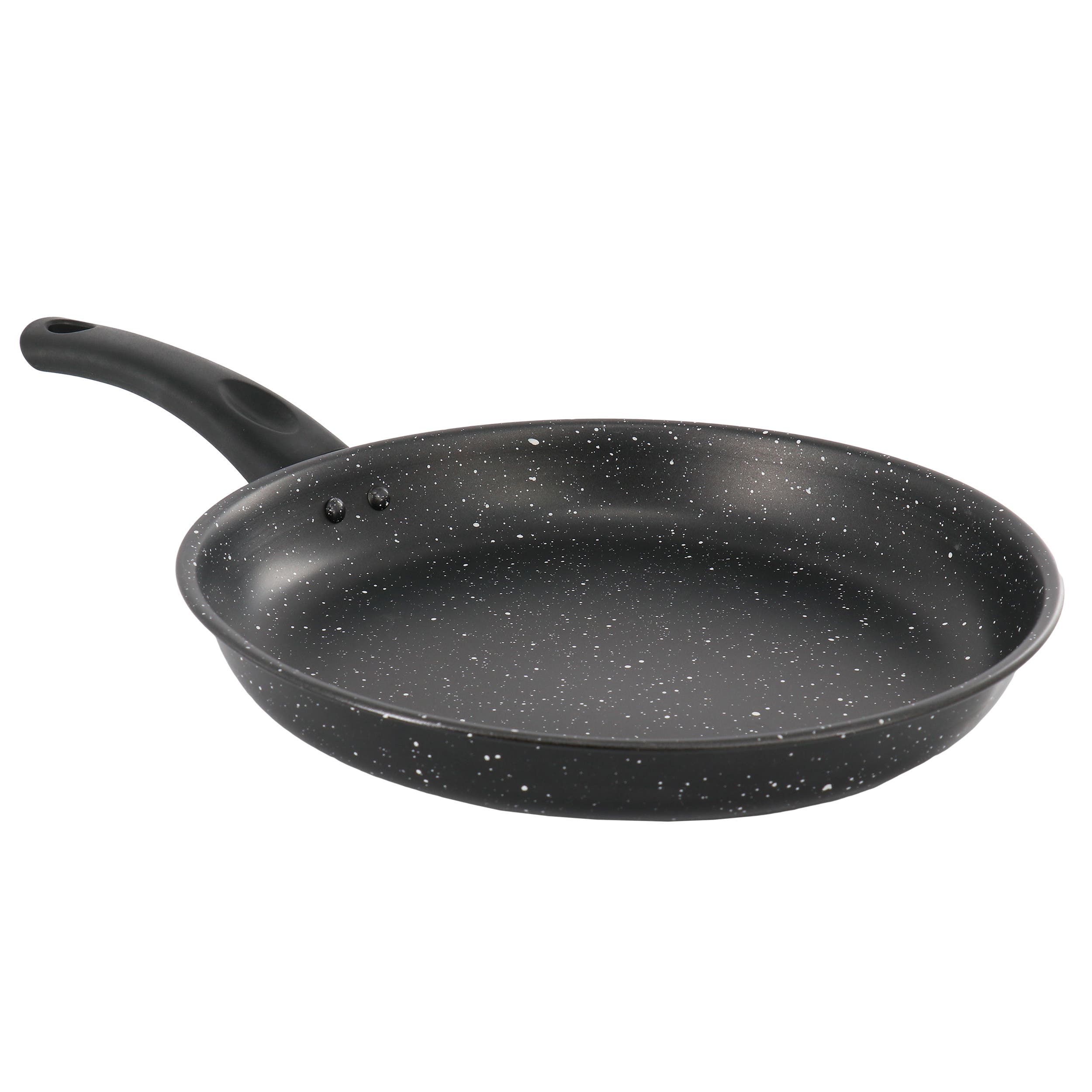Gibson Home Delhi 11 Inch Round Nonstick Carbon Steel Frying Pan In Black