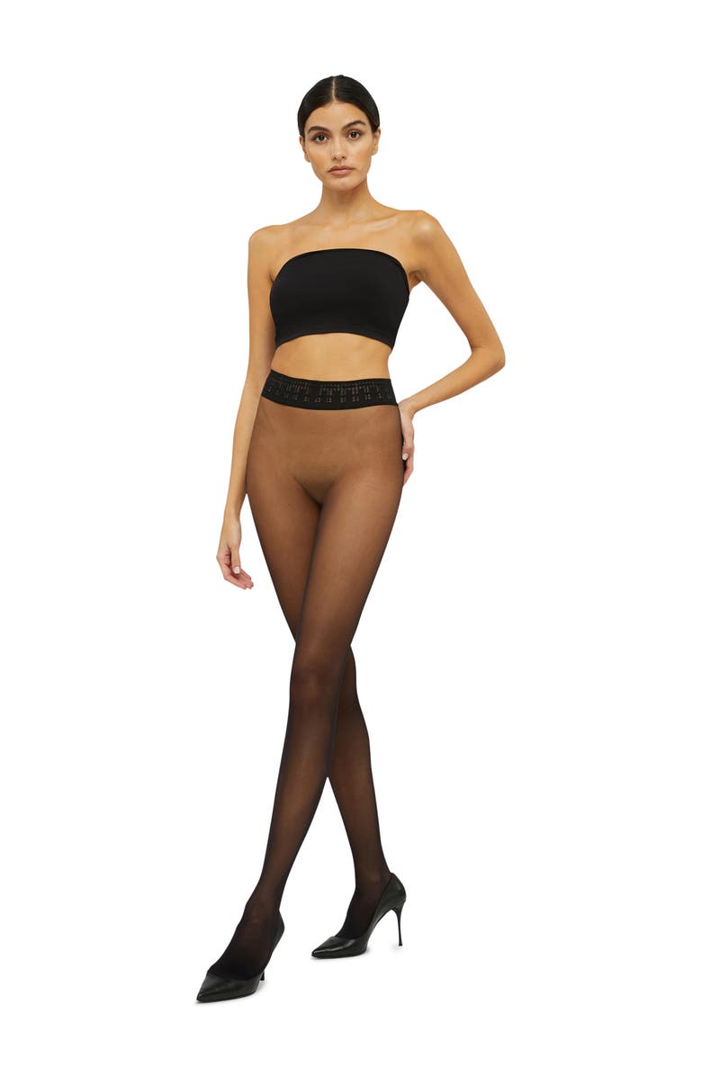 Wolford 'Fatal 15' Seamless Tights, Alternate, color,