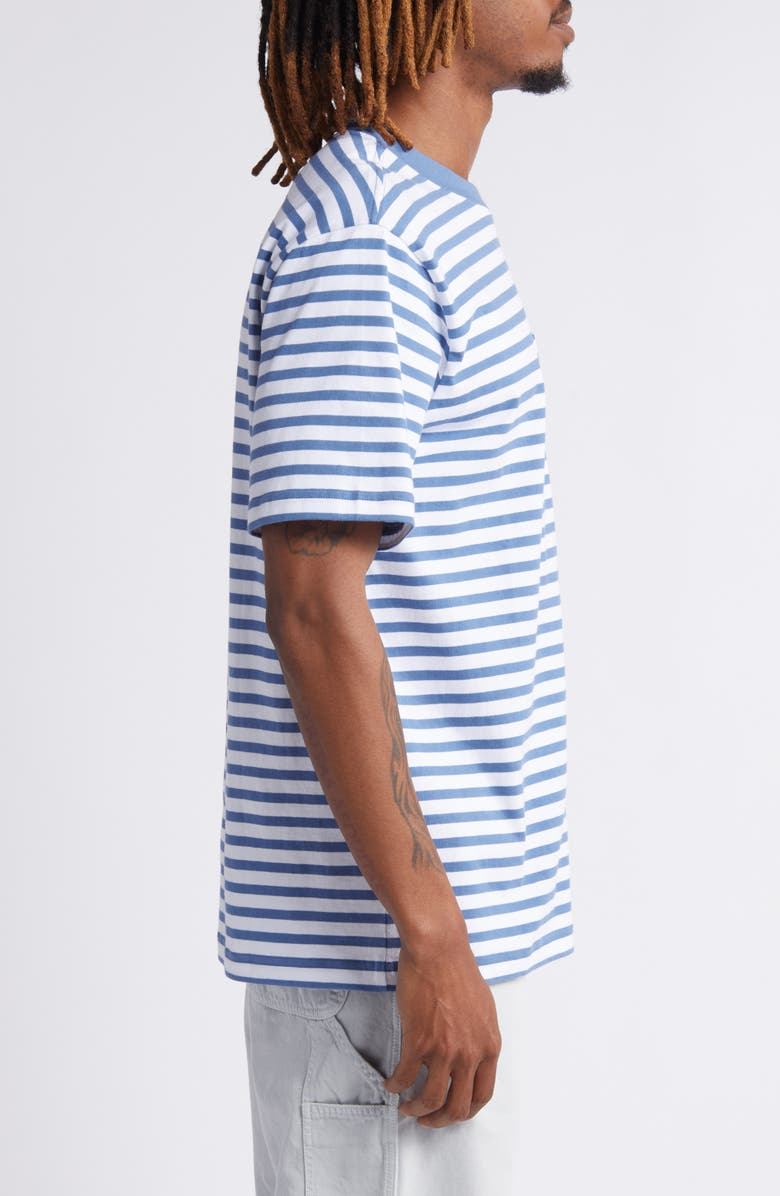 Carhartt Work In Progress Seidler Stripe Logo Pocket T-Shirt, Alternate, color, 