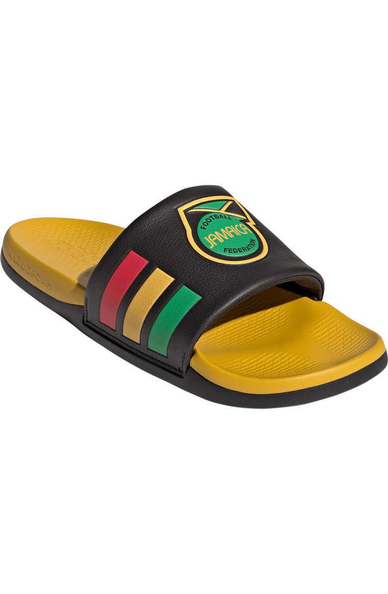 adidas Gender Inclusive Adilette Comfort 2.0 Jamacia Slide Sandal, Main, color,