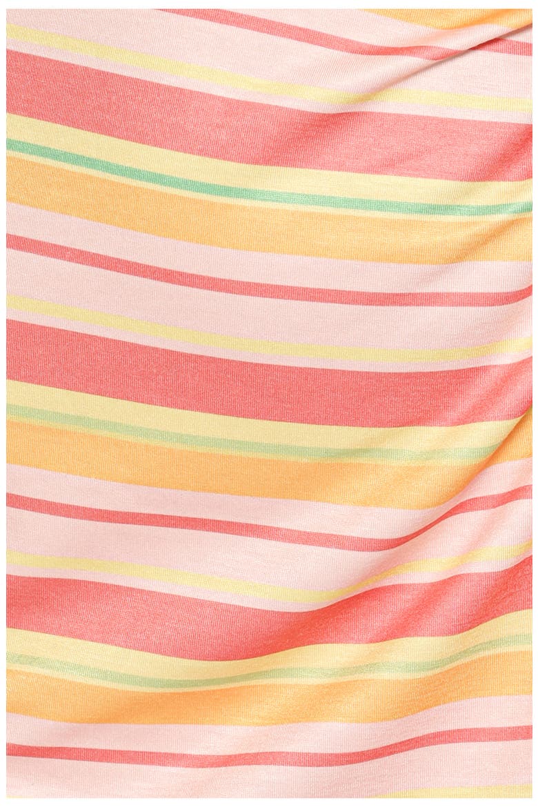 Gerrica Stripe Cutout Minidress, Alternate, color, ORANGE STRIPE