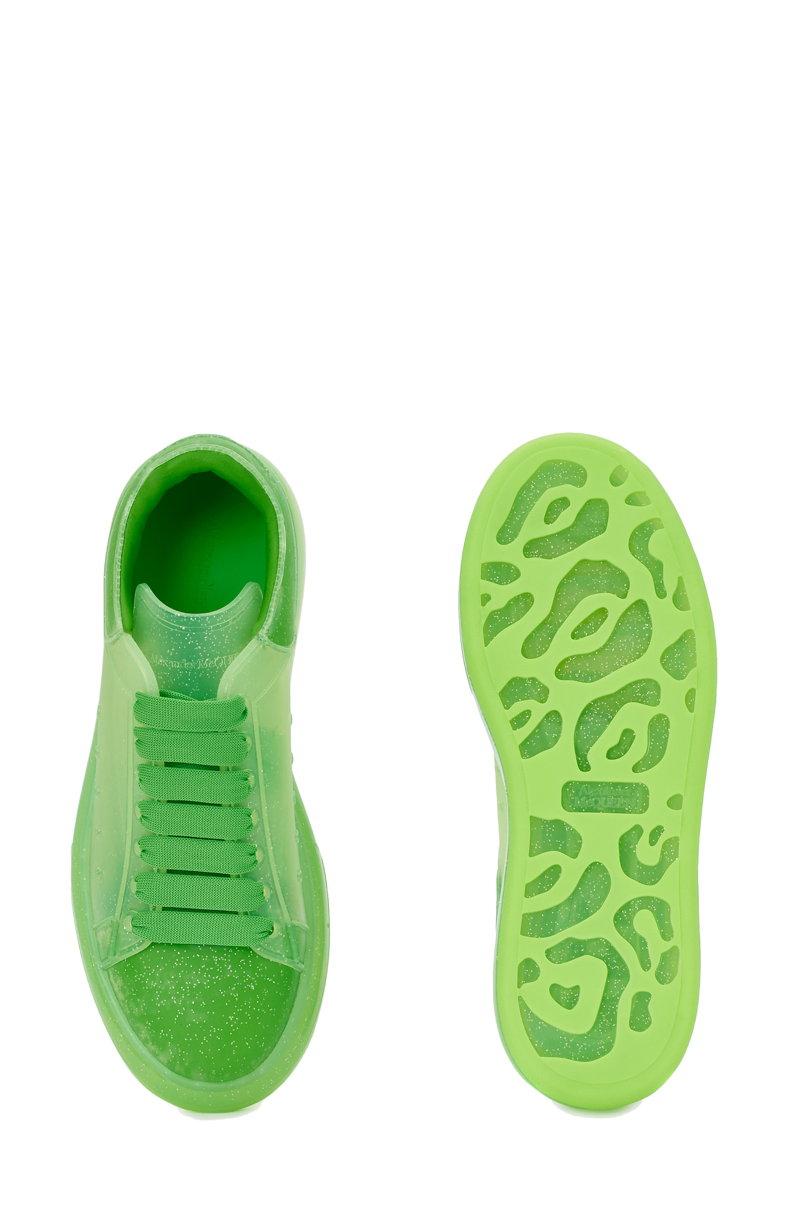 McQueen Oversized Glitter Sneaker, Alternate, color, 