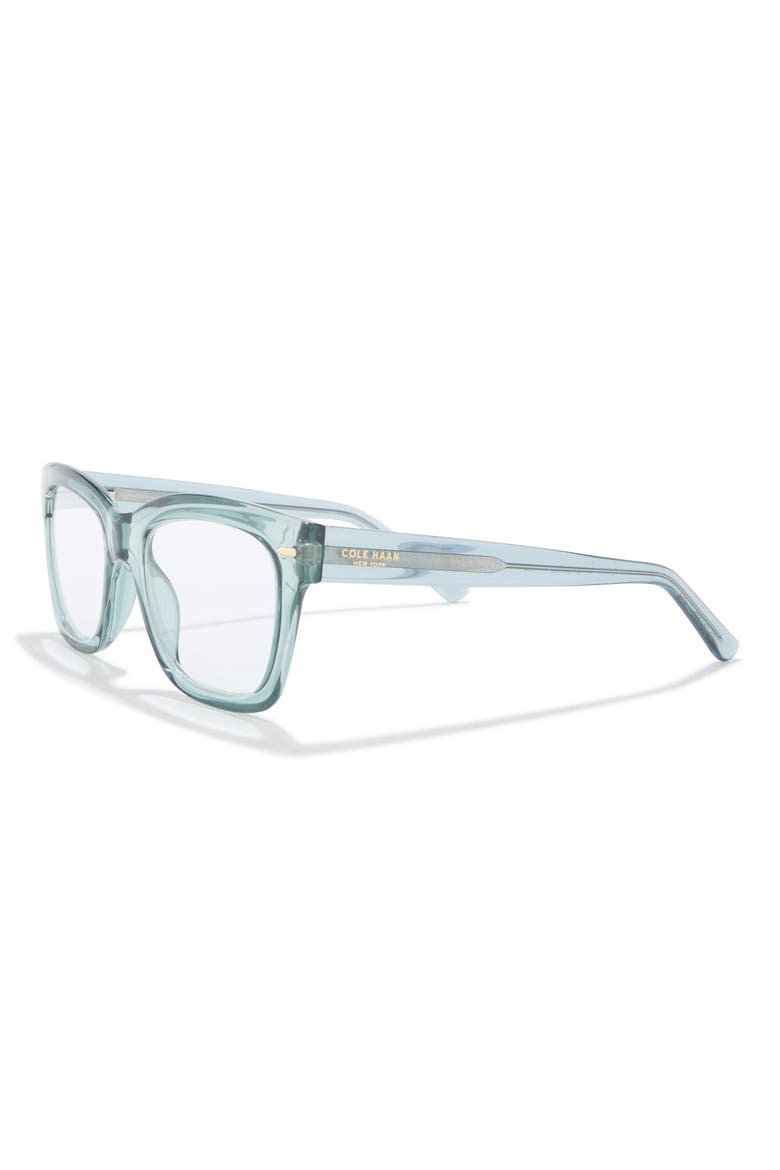 Crystal Core 32mm Square Reading Glasses, Alternate, color, CRYSTAL BLUE