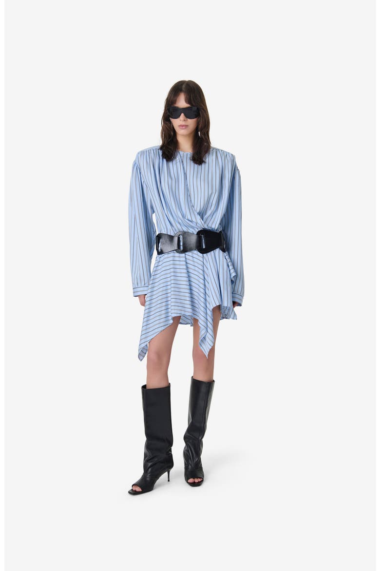Utenia Long Sleeve Dress, Main, color, BLUE LEFT BANK STRIPE
