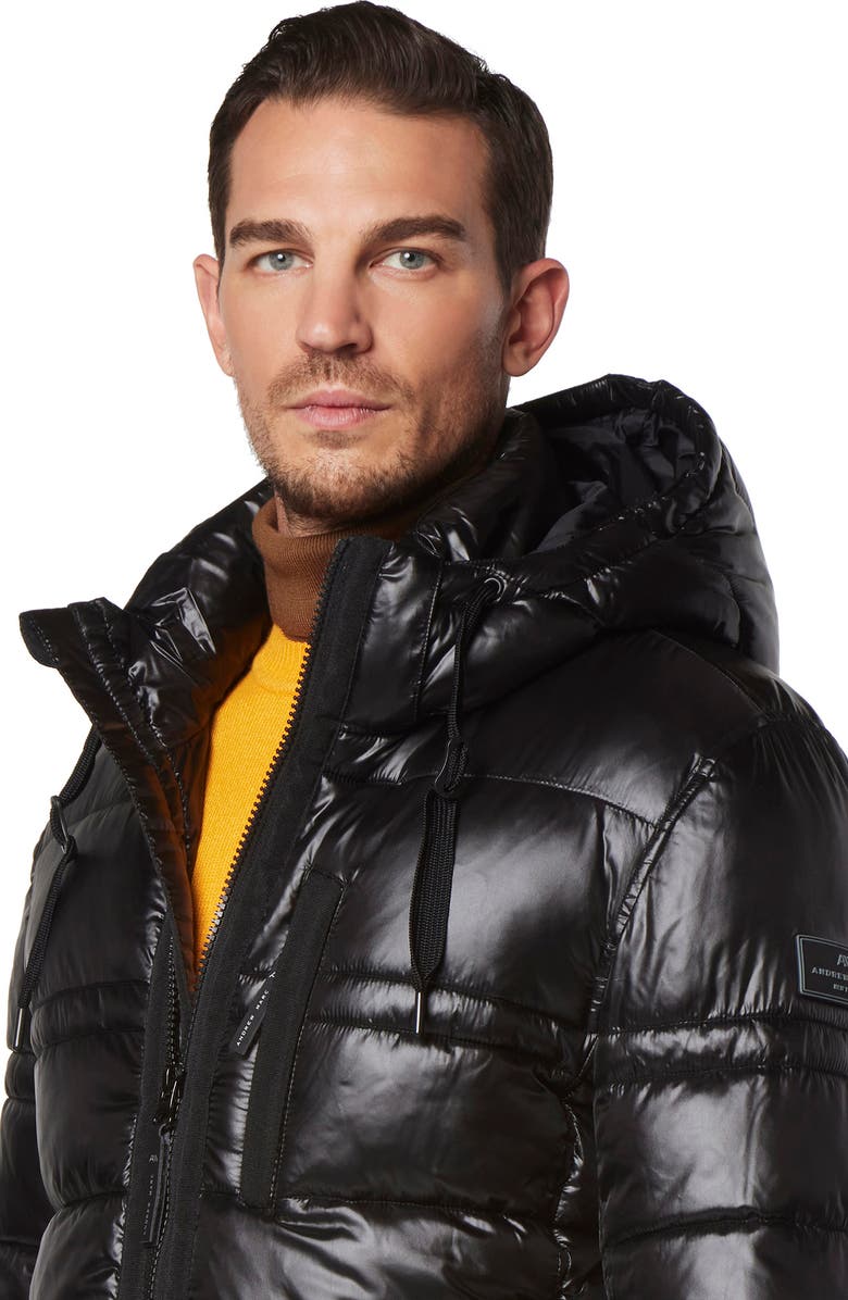 Andrew Marc Gotham Water Resistant Mid Length Puffer Jacket, Alternate, color,