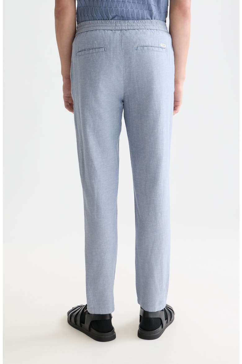 Warren Cotton & Linen Pants, Alternate, color, INFINITY