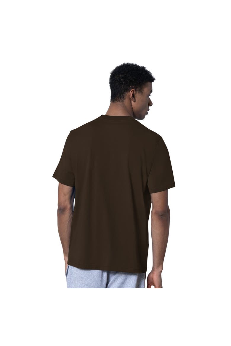 Men's Starter  Brown/Heather Gray Cleveland Browns Two-Pack Logo T-Shirt Set, Alternate, color, Brown