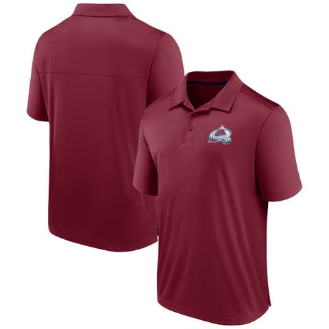 Men's Fanatics Branded Burgundy Colorado Avalanche Polo