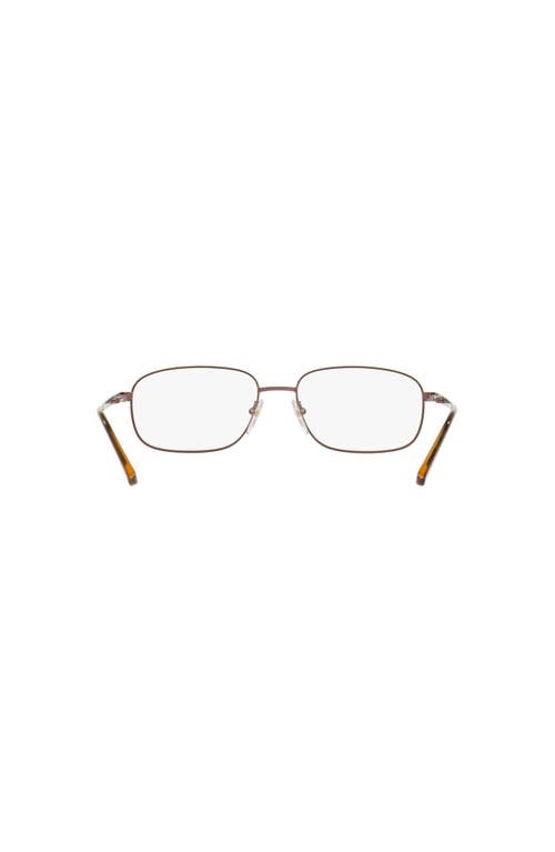 Sferoflex 56mm Rectangle Optical Glasses In Brown