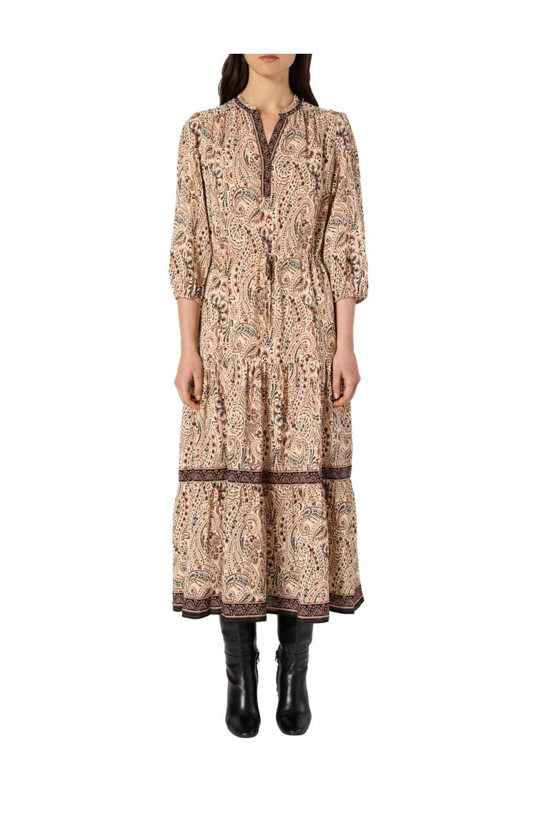 GERARD DAREL Lyna Flowing Midi Dress, Alternate, color, Natural