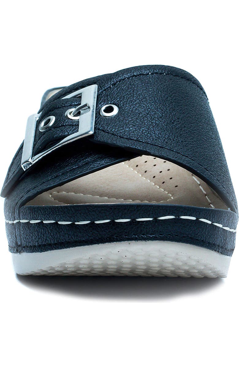 GOOD CHOICE NEW YORK Justina Slip-On Wedge Sandal, Alternate, color,