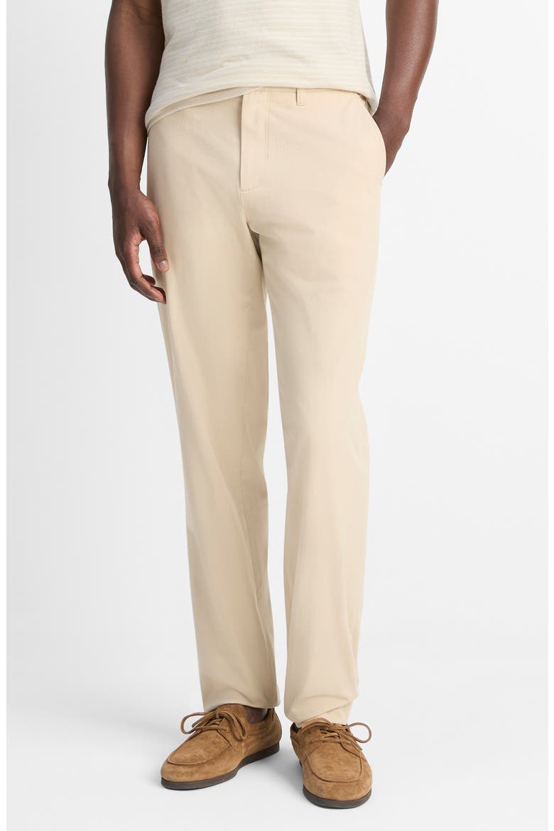 Owen Flat Front Cotton Chinos, Main, color, COYOTE