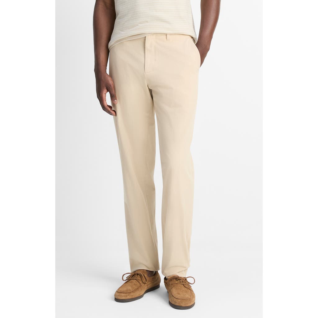 Vince Flat Front Stretch Cotton Chinos