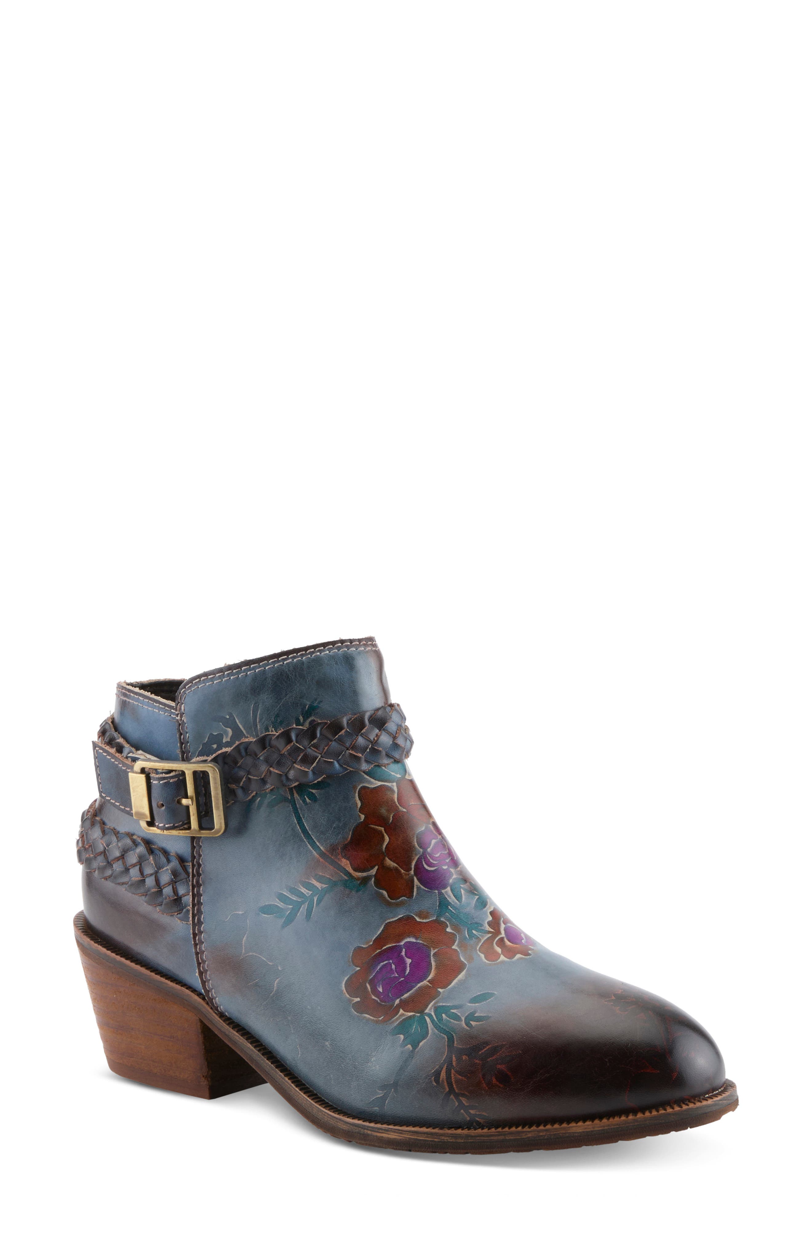 Across Bootie, Main, color, BLUE MULTI