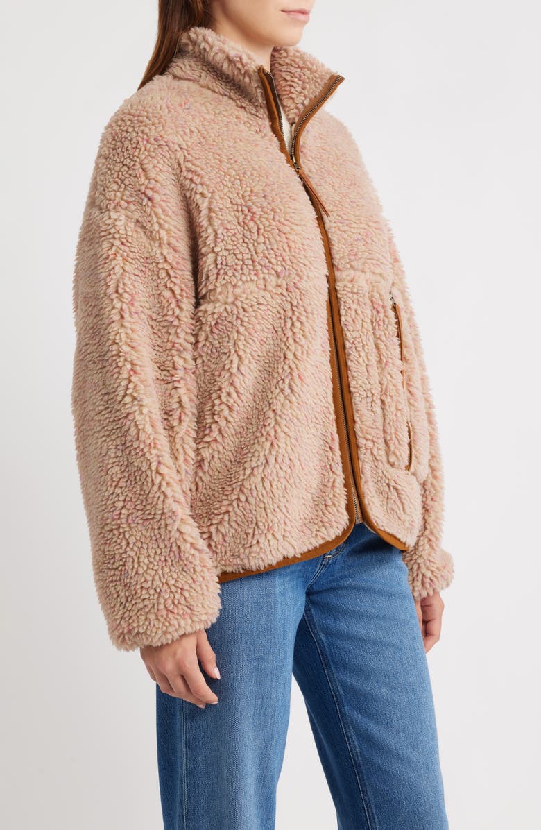 UGG<sup>®</sup> Marlene Confetti Jacket, Alternate, color, White Pepper