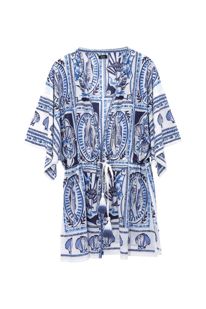 Montauk Tile Robe, Alternate, color, Ultramarine