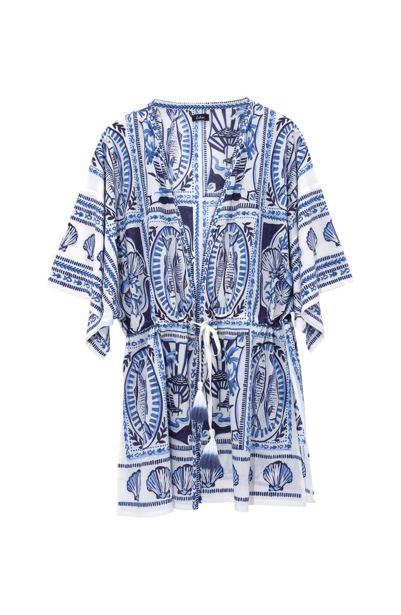 Echo Montauk Tile Robe, Alternate, color, Ultramarine