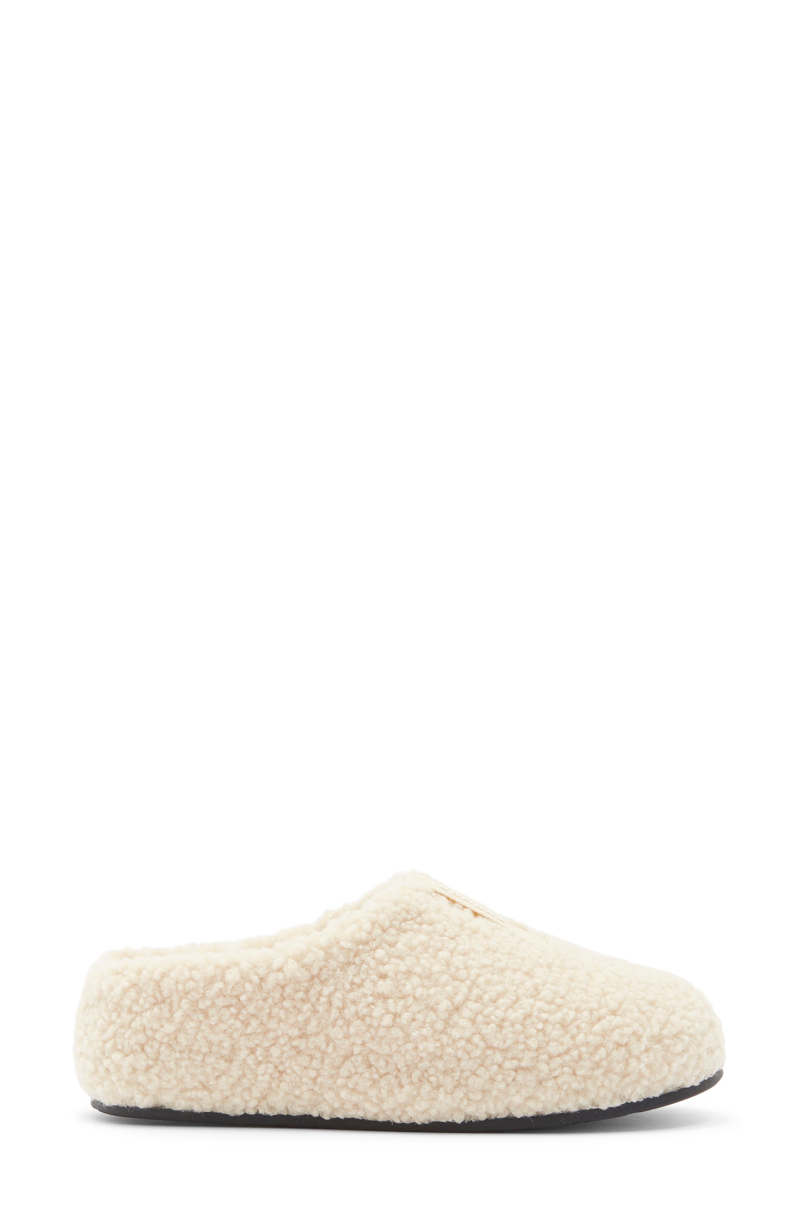 Sunday Faux Shearling Slipper, Alternate, color, SOFT WHITE