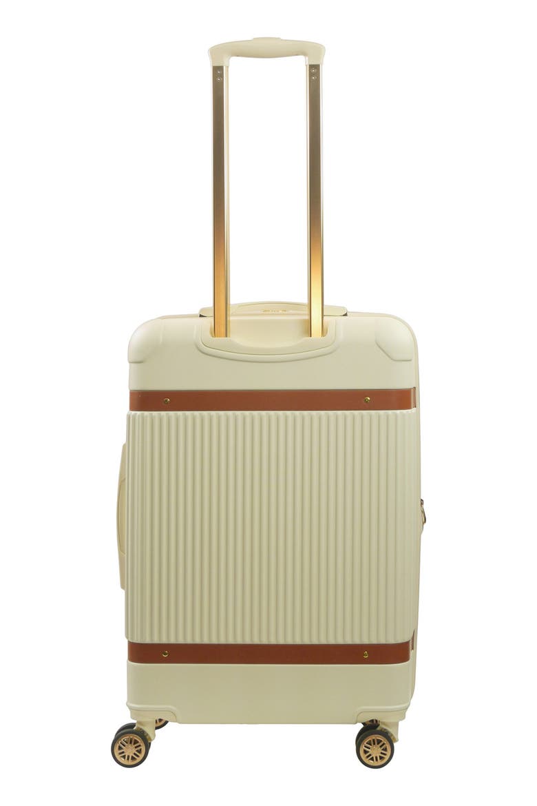 26.6" Hardside spinner with stripes, Alternate, color, CREAM