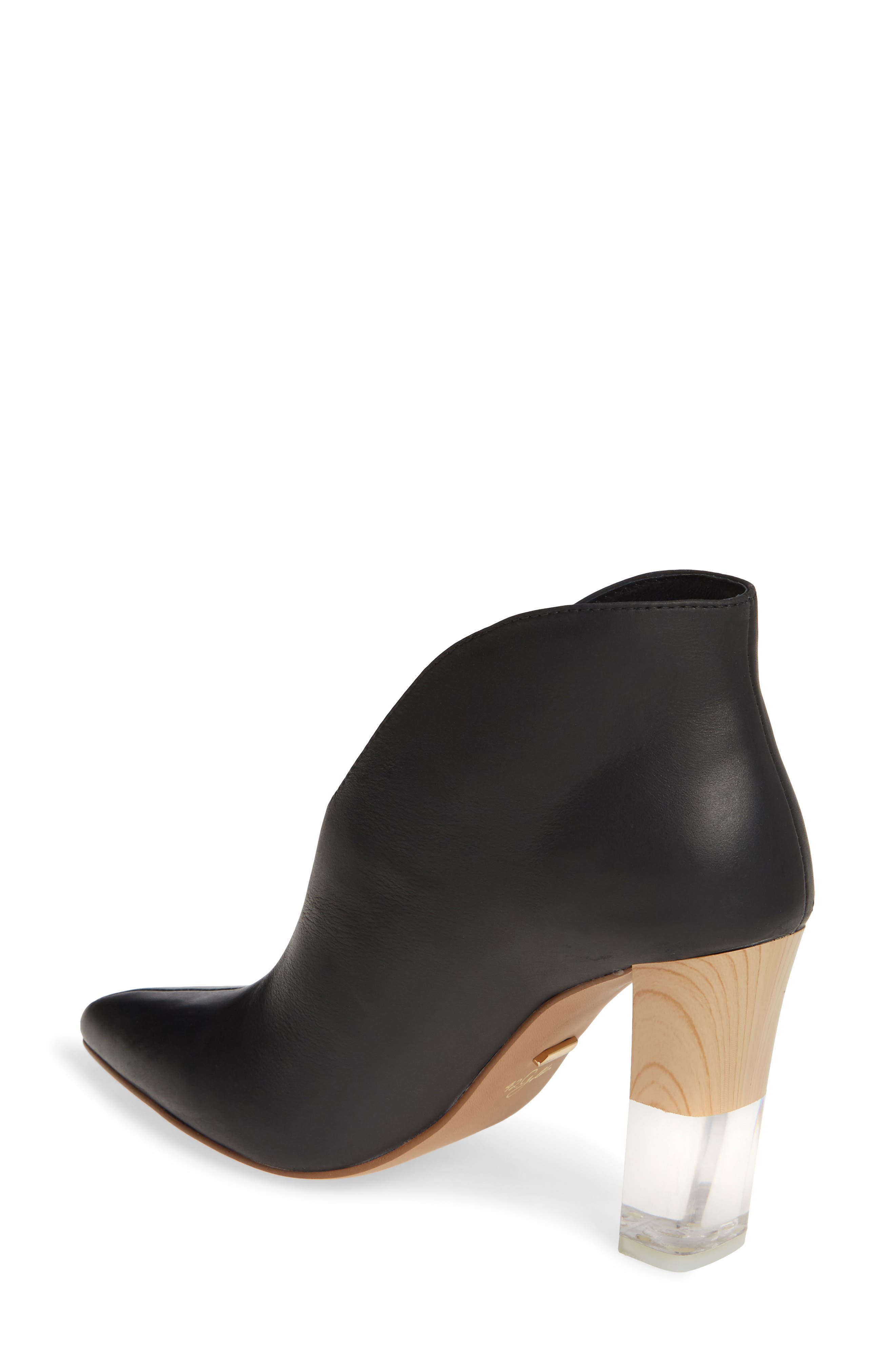 Kisses Bootie, Alternate, color, BLACK LEATHER
