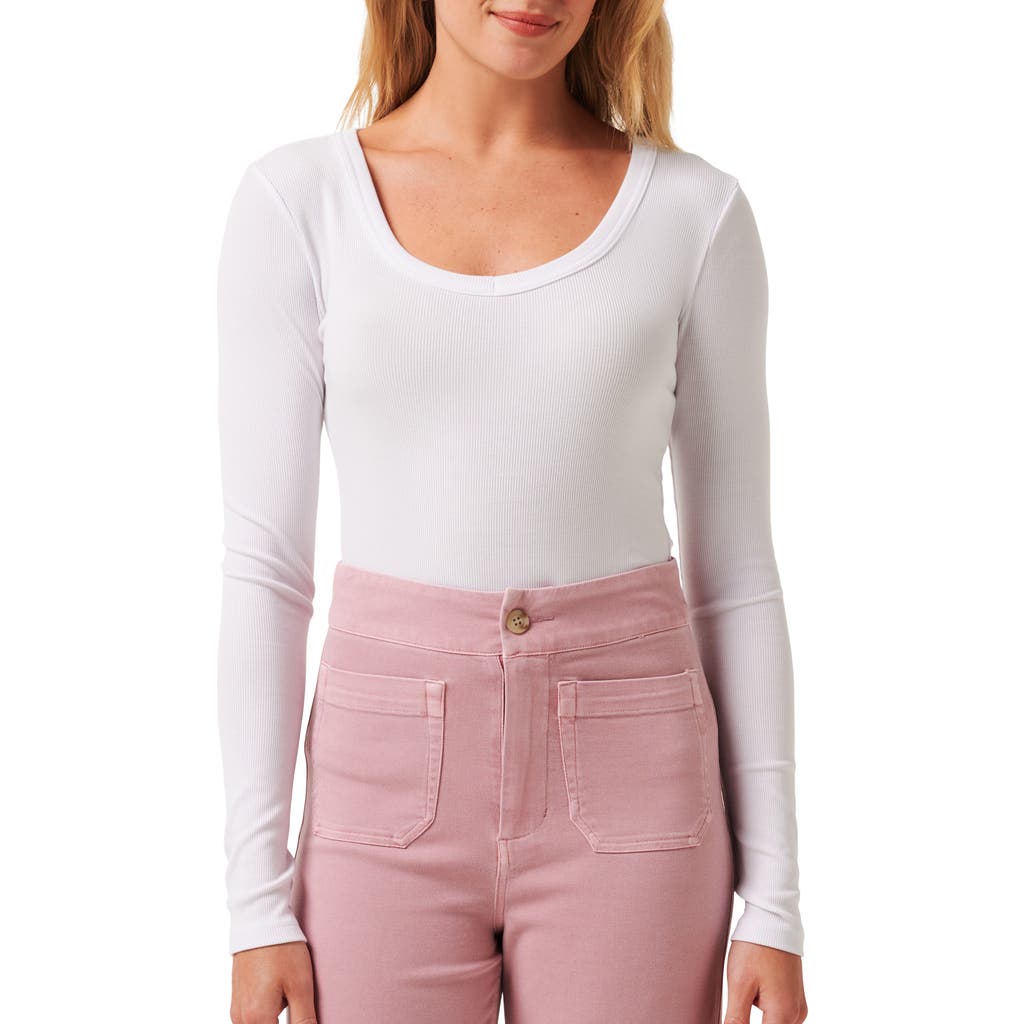 Travismathew Cloud Rib Top In White