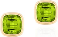 GOSHWARA Manhattan Cushion Cut Stud Earrings