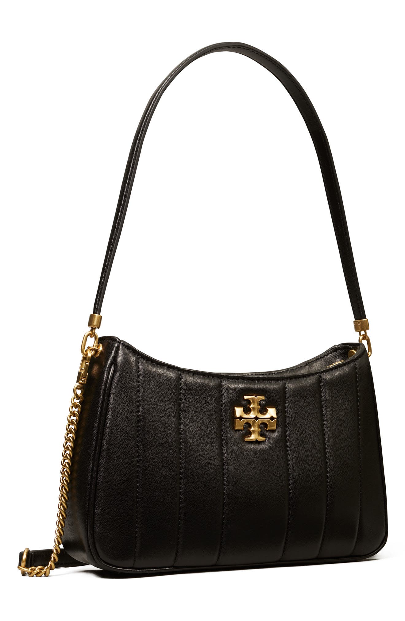 Tory Burch Kira Mini Quilted Leather Satchel, Alternate, color, 