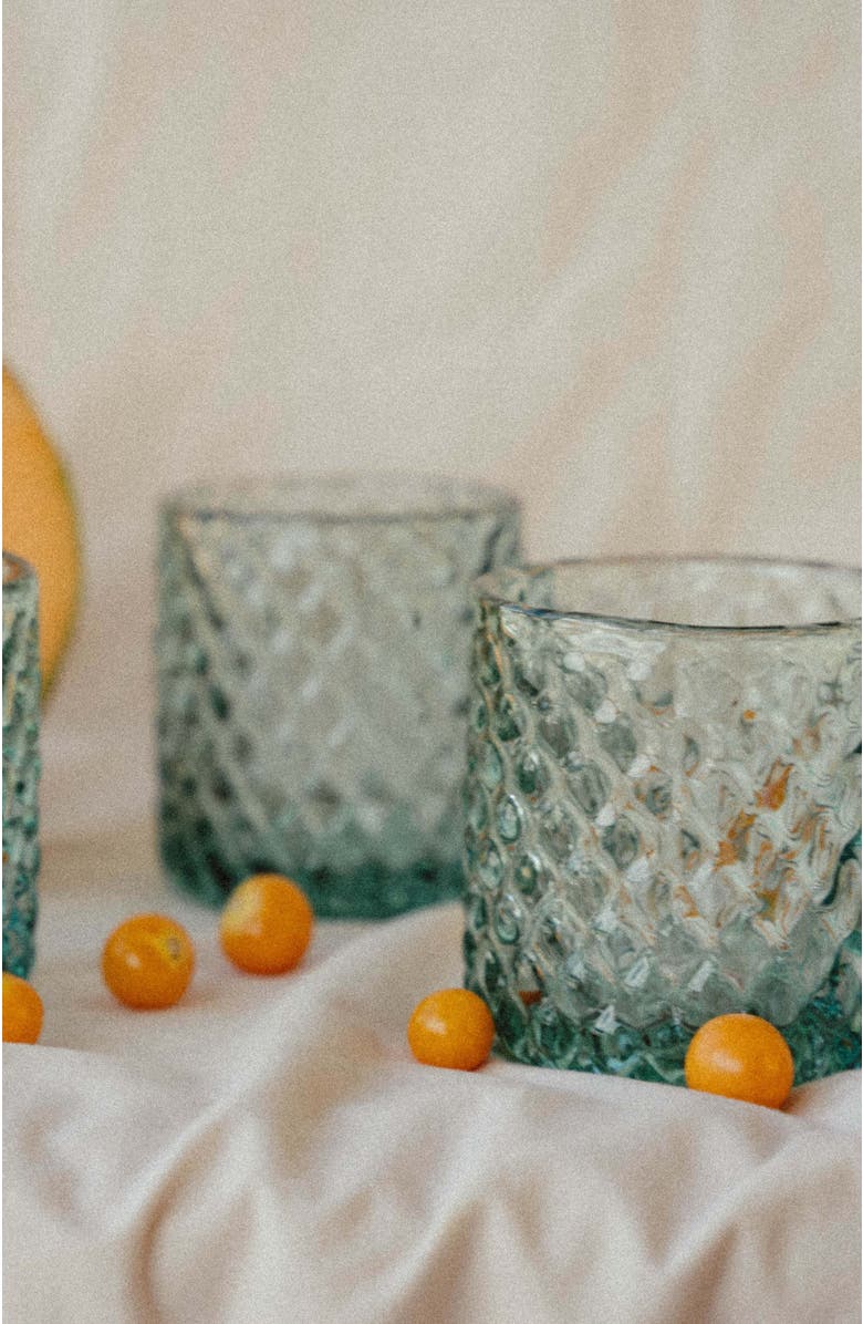 Zorro y Jaguar Bruma Glass - Set of 2, Alternate, color, Turquoise