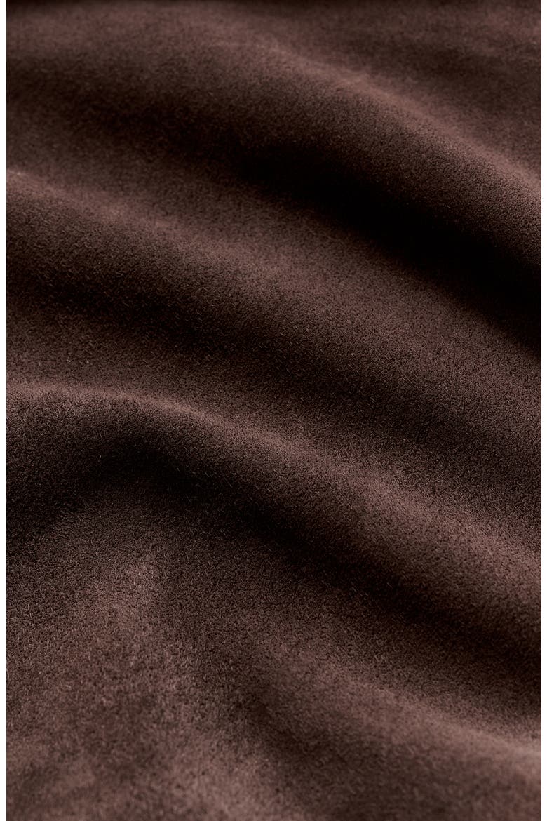 Suede Snap Front Work Shirt, Alternate, color, CHOCOLATE