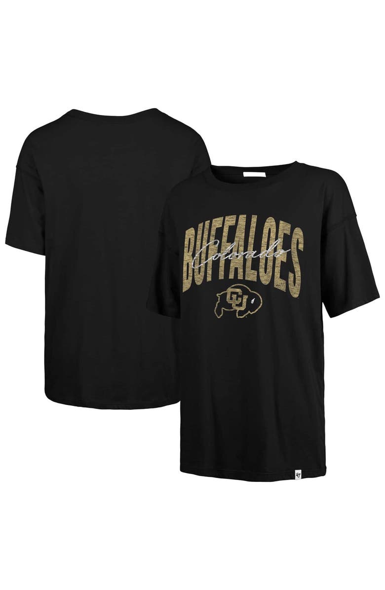 '47 Women's '47 Black Colorado Buffaloes Muse Sadie T-Shirt, Main, color, Black