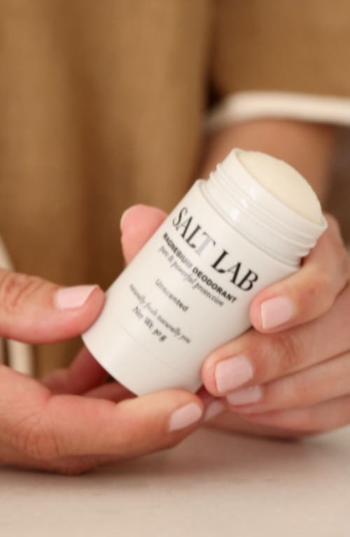 Salt Lab Magnesium Deodorant In Transparent