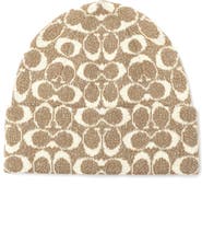 COACH Metallic Signature Knit Beanie