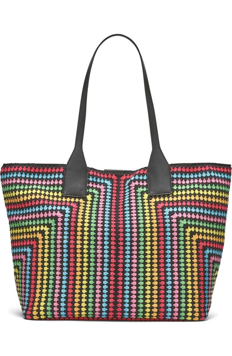 KARL LAGERFELD PARIS Henriette Tote, Alternate, color, Black Multi