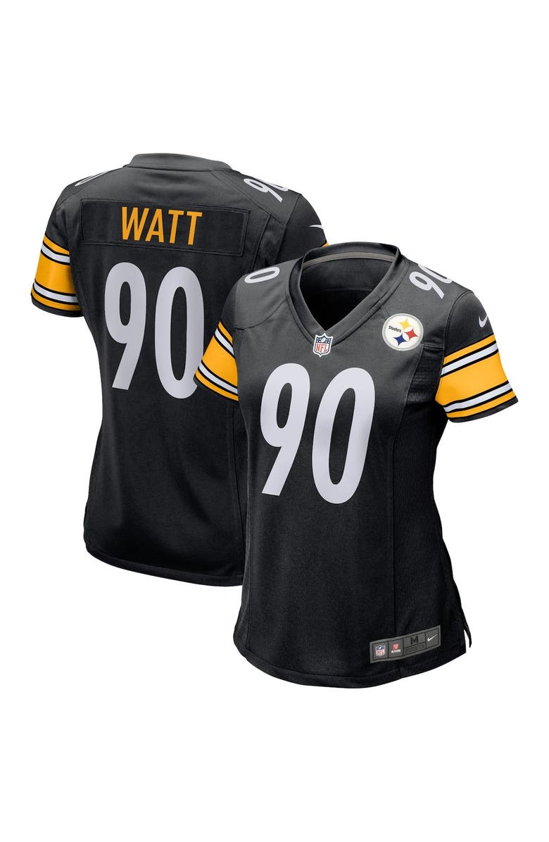 Nike Women's Nike T.J. Watt Black Pittsburgh Steelers Game Player Jersey, Main, color, 