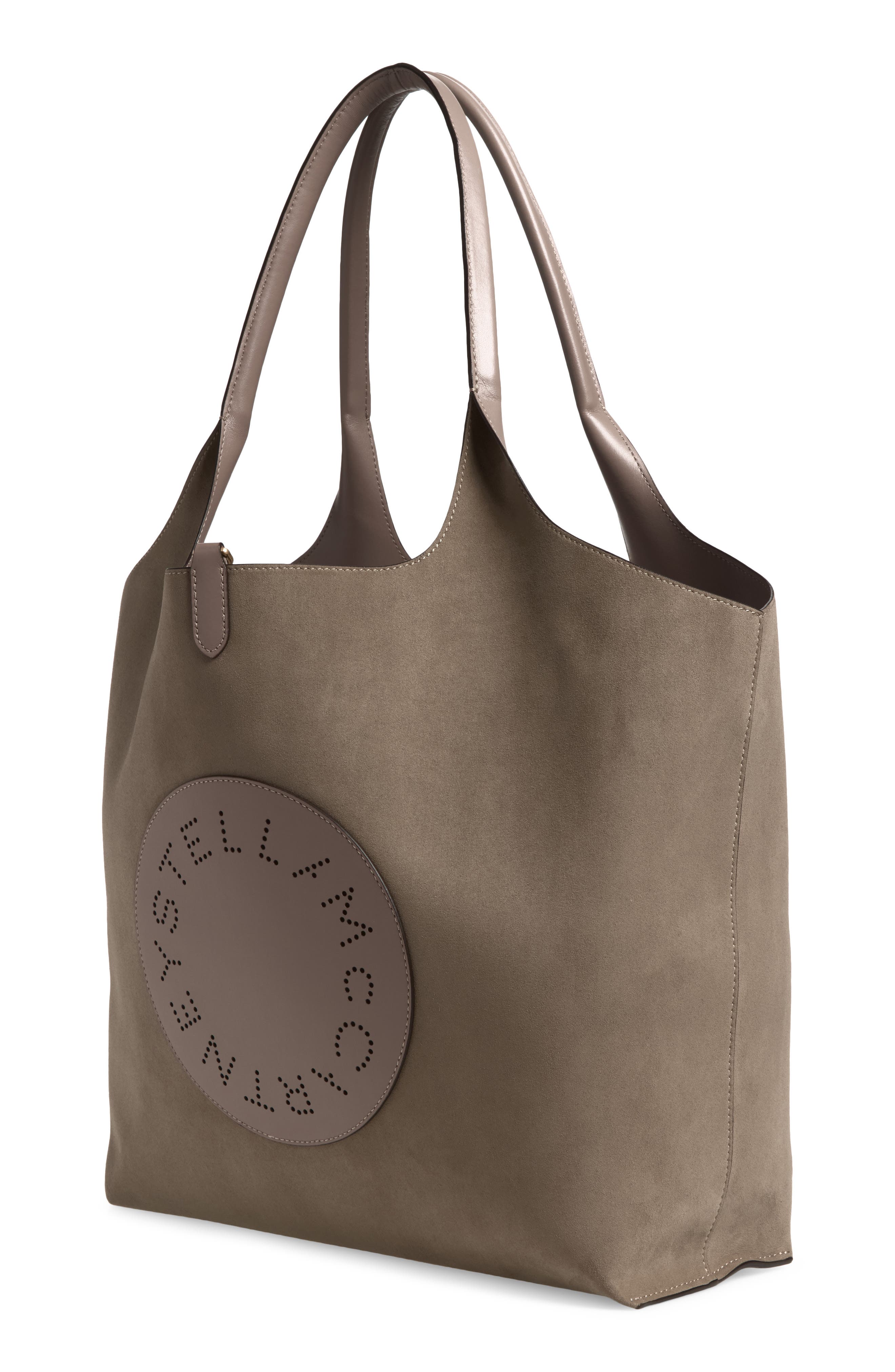 Logo Reversible Tote with Pouch, Alternate, color, MOSS