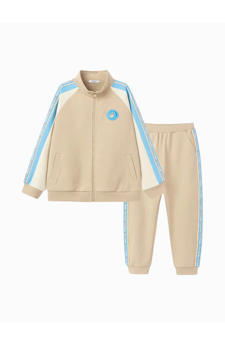 Balabala Cool Stride Tracksuit Set, Main, color, Beige