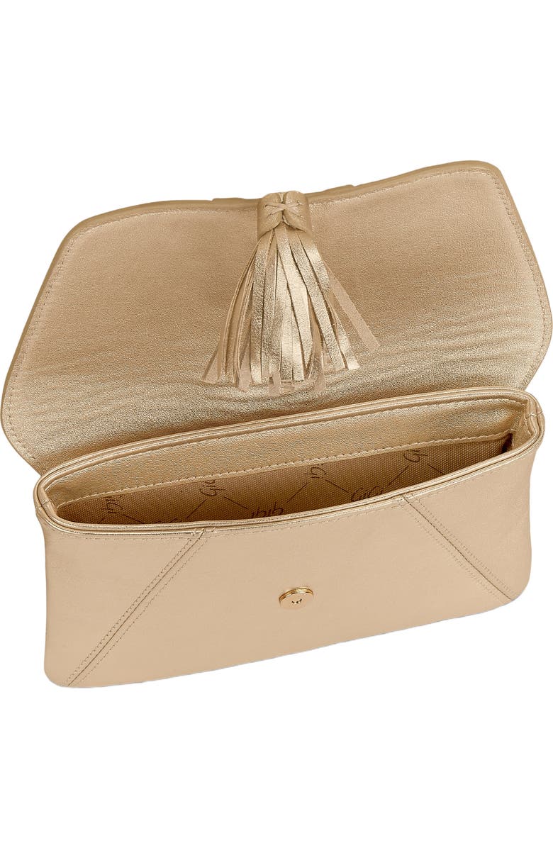 GiGi New York AVA CLUTCH, Alternate, color, Gold