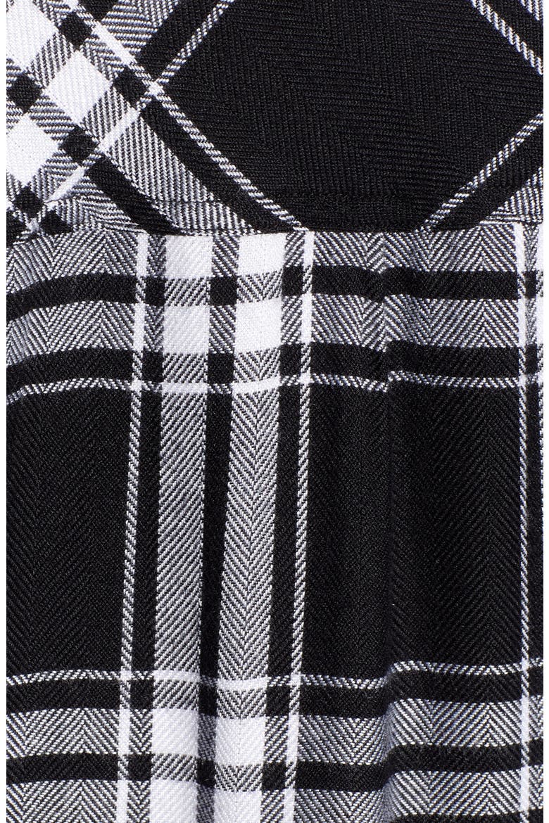 Dylan Plaid Shirt, Alternate, color, ONYX IVORY