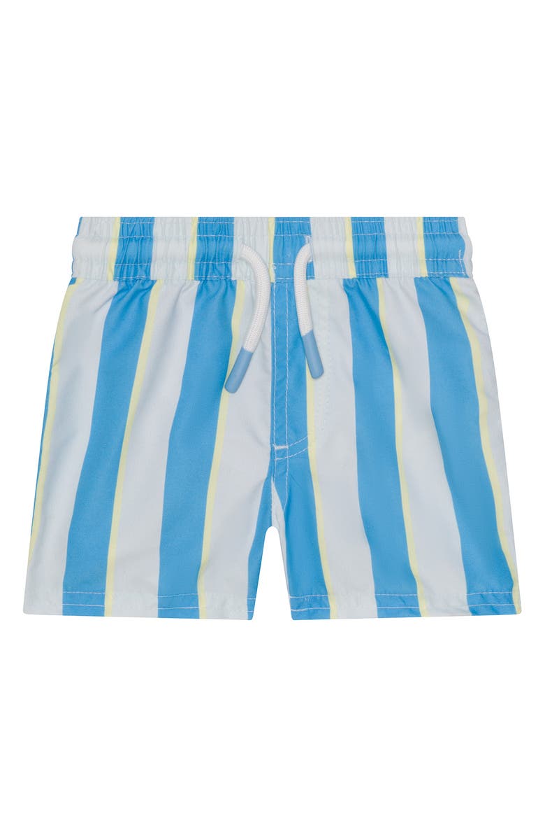 PL Baby by Petit Lem 2-Pack Swim Trunks, Alternate, color, Sharks