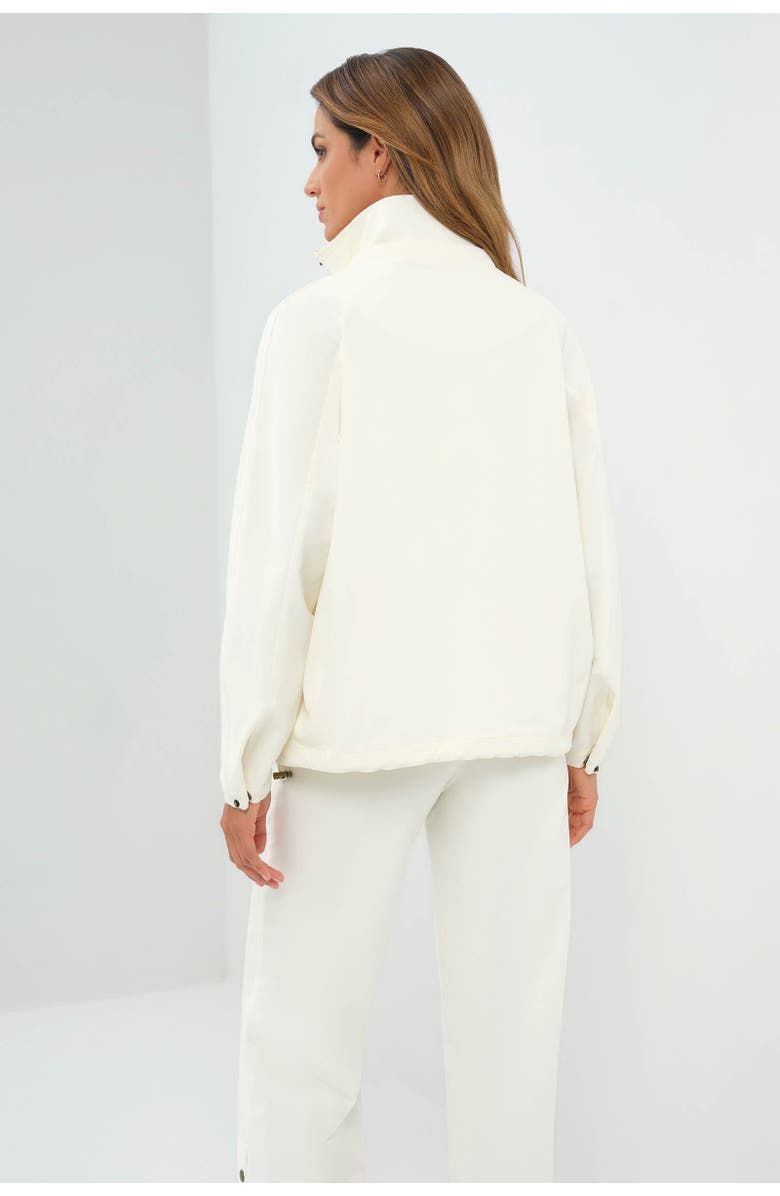 Anatomie Tierra Water Resistant Stretch Nylon Utility Jacket, Alternate, color, Ivory