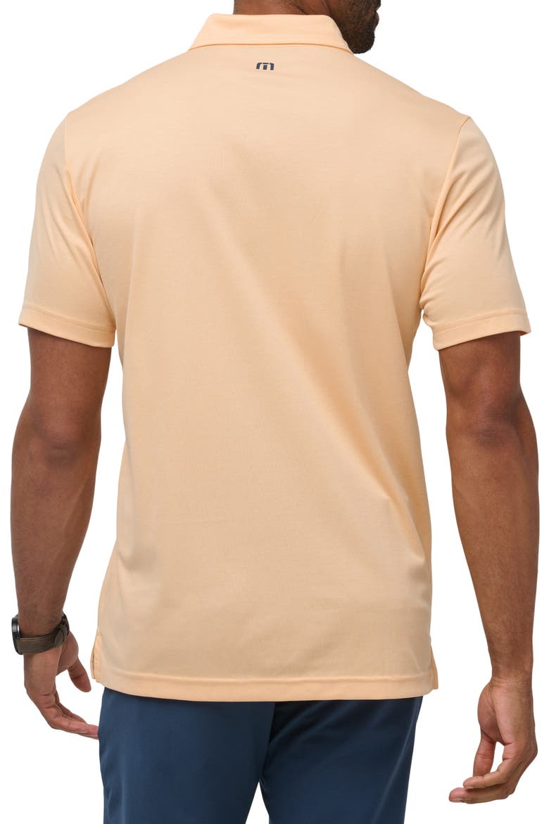 Cliff Driver Chest Stripe Piqué Polo, Alternate, color, APRICOT