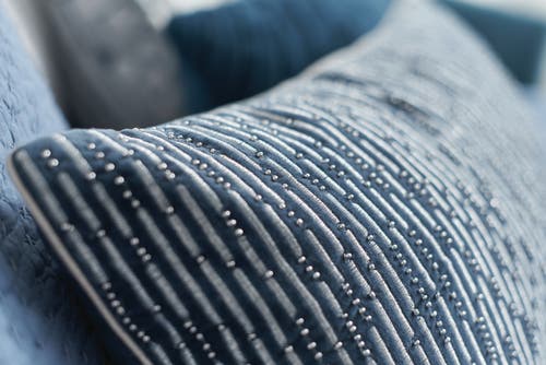 Elisabeth York Wren Accent Throw Pillow Decor In Blue